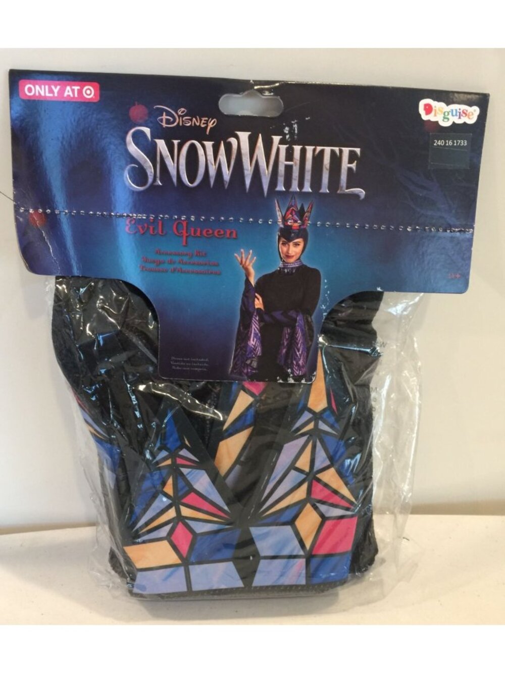 Disney Snow White Evil Queen Accessory Costume Kit Headpiece Necklace Arm Sleeve